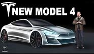 Finally Happened! Elon Musk Reveals New Tesla "Model 4", First-Look!