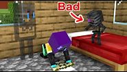 Monster School : Baby Wither Skeleton, Don't Do That - Sad Story - Minecraft Animation