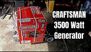 How To Use A Craftsman 3500 Watt Generator | Review | Box Opening