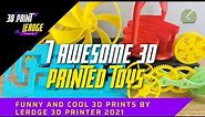 7 Awesome 3D Printed Toys for kids 2021| funny and cool 3D Prints BY Lerdge 3D Printer