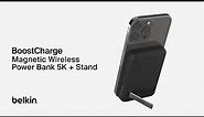 Belkin BoostCharge Magnetic Wireless Power Bank 5K + Stand