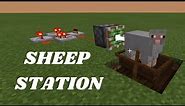 Minecraft Tutorial - Sheep Station