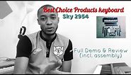 Best Choice Products keyboard full demo & review