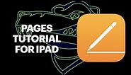 How to use Pages on iPad