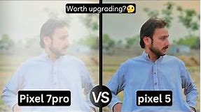 pixel 5 vs pixel 7 pro camera comparison