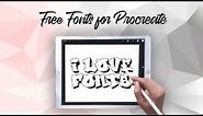 How to download and import Free Fonts for Procreate