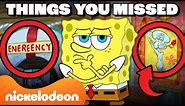 Every SpongeBob Thing You Missed For 80 MINUTES! 🔍 | Nicktoons