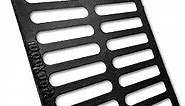 Cast Iron Drain Grate, 20x16 Outdoor Drain Cover, B125 Class Sewer Grate, Durable Heavy Duty Channel Grate, Black Rectangle Drainage Grate for Concrete Floor (19.7”x15.7”)