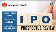 One Great Studio (1GS) IPO Prospectus Review