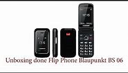 Flip phone Blaupunkt BS 06 unboxing
