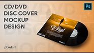 CD/DVD Disc Cover Mockup Design | Photoshop Mockup Tutorials