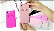 Cute Cat Silicone iPhone Cases