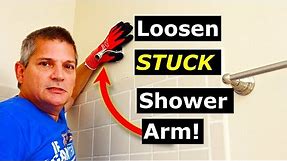 How to Remove a Stuck Shower Arm Pipe For New Shower Head