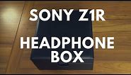 The Awesome Sony MDR-Z1R Headphone Box