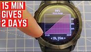 Garmin Fenix 7X Charge Time | Real Life Test Results