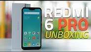 Xiaomi Redmi 6 Pro Unboxing and First Look