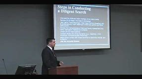Child Welfare Legal Academy: The Diligent Search Part 1