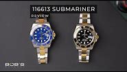 Rolex 116613 Two-Tone Submariner Review - Ultimate Buying Guide