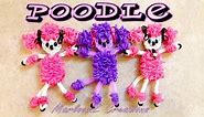Rainbow Loom Poodles (Dog) Tutorial - How To loom with loom bands