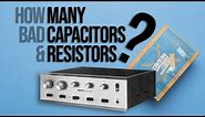 Dynaco SCA-80Q Amplifier Kit P2 • How Many Bad Capacitors & Resistors?