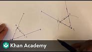 Geometric constructions: congruent angles | Congruence | High school geometry | Khan Academy