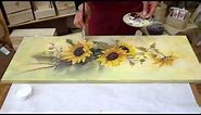 Decoupage on canvas Art Tutorial. How to make canvas painting DIY Idea
