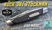 Buck 301 Stockman Pocket Knife - 0301BKS-B (2587) An American Made Classic!
