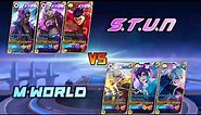 S.T.U.N VS M-WORLD 1 VS 1 FIGHT | MOBILE LEGENDS STUN VS M WORLD