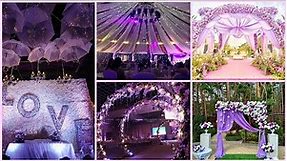 Beautiful Purple themed wedding decoration ideas 🤩/ Most graceful purple themed event decor 💜