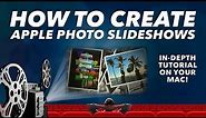 How to create EASY MOVIE SLIDESHOWS in APPLE PHOTOS on your Mac - EVERYTHING you NEED TO KNOW!