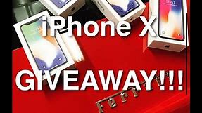 Official iPhone X Giveaway: get free iphone X 2018
