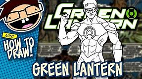How to Draw GREEN LANTERN (Comic Version) | Narrated Easy Step-by-Step Tutorial