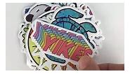 YUANSHI Cute Laptop Stickers for Teen Girl, 50 Pcs/Pack Cartoon Trendy Waterproof Vinyl Decal