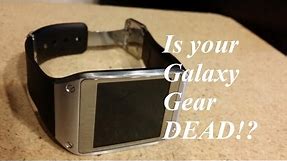 Samsung Galaxy Gear not working