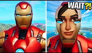 masked skins face reveal | Fortnite Battle Royale (All Marvel Skins)