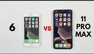 iOS 12 Vs iOS 17 SPEED TEST - iPhone 6 Vs iPhone 11 Pro Max