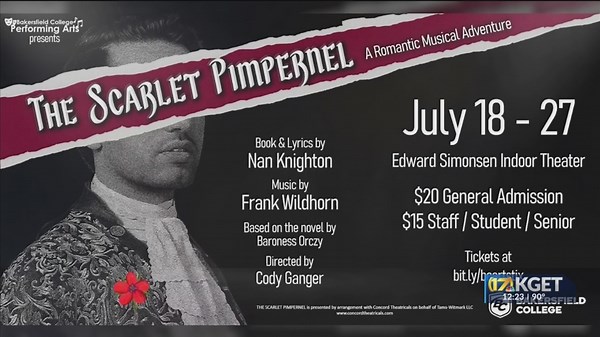 The Scarlet Pimpernel at Bakersfield College
