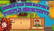 WHERE ARE MAYOR LEWIS'S LUCKY PURPLE SHORTS? | Stardew Valley Guide