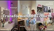 TRANSFORMANDO MI CUARTO!⭐️💞+ room tour// Pinterest girl, coquette core, TikTok inspired