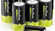 RayHom Rechargeable C Batteries 1.2v 5000mAh (C Cell (8 Pack))