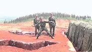 Soldiers narrowly escape grenade blast while training
