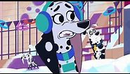 101 Dalmatian Street The Dalmatian Family Searches For Dorothy In The Snow Scene