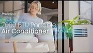 Pro Breeze 7000 BTU 4-in-1 Portable Air Conditioner with Dual Window Kit