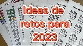 VLOGMAS #17: NUEVAS IDEAS DE RETOS DE AHORRO PARA TODOS LOS PRESUPUESTOS EN 2023 / PLANTILLAS GRATIS