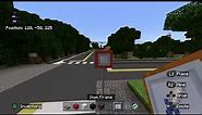 Building the Stop sign in Minecraft Tutorial