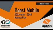 Boost Mobile Offers 50GB for $50/month Mobile Hotspot Plan on ZTE Warp