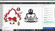 Cricut Tutorial: How to change the colors on the football player svg