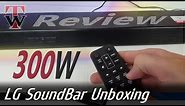 LG 300W Sound Bar - Unboxing & Review