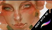 [Procreate] Color your Portrait the EASY way! Watercolor Portrait tutorial by Haze Long