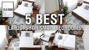 5 Best Layouts For Small Bedrooms (13.5 sqm.) | MF Home TV